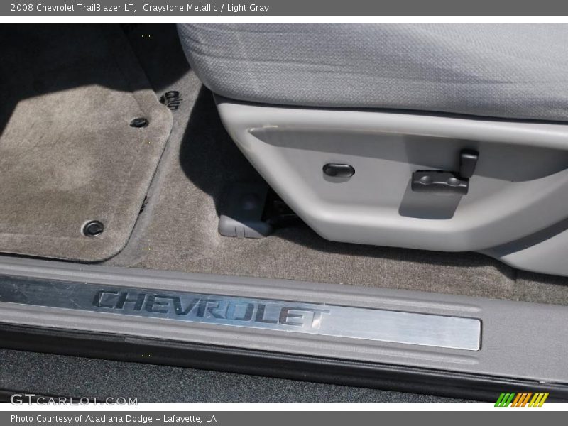 Graystone Metallic / Light Gray 2008 Chevrolet TrailBlazer LT