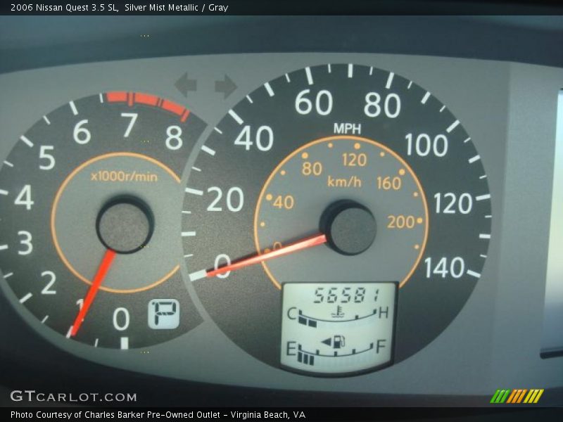 Silver Mist Metallic / Gray 2006 Nissan Quest 3.5 SL