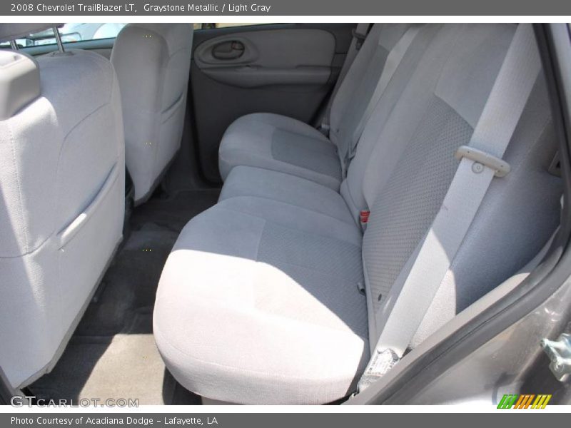 Graystone Metallic / Light Gray 2008 Chevrolet TrailBlazer LT