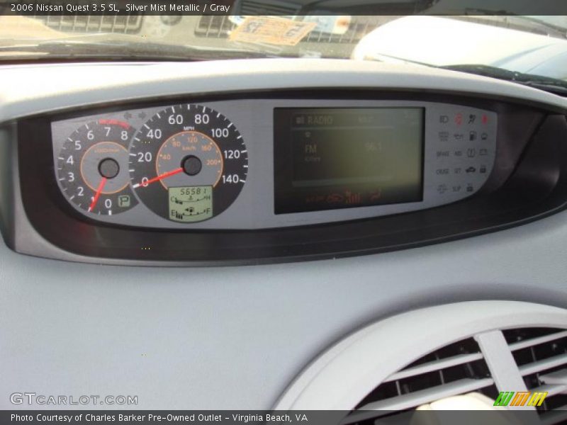 Silver Mist Metallic / Gray 2006 Nissan Quest 3.5 SL