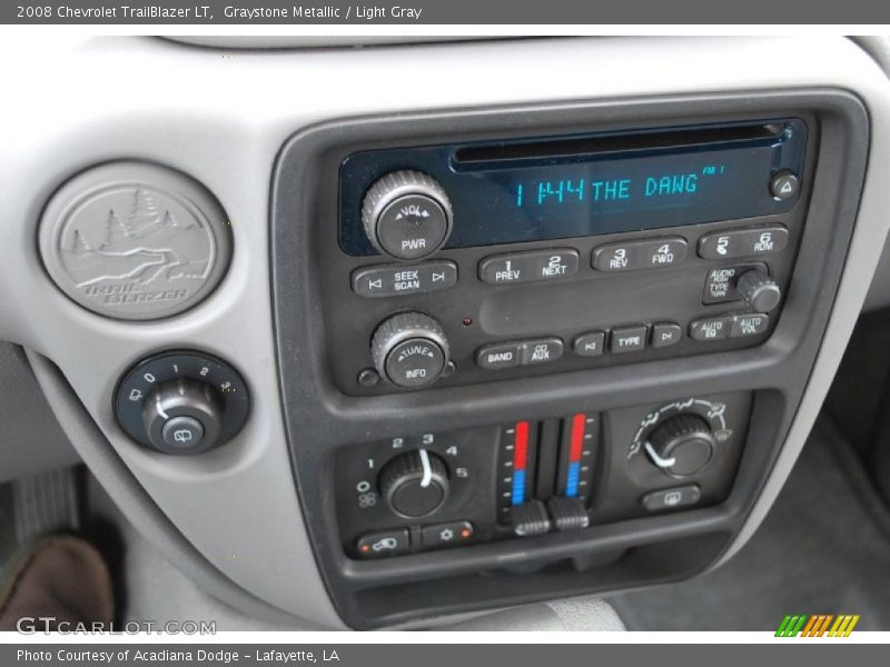 Graystone Metallic / Light Gray 2008 Chevrolet TrailBlazer LT