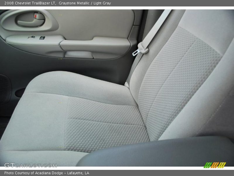 Graystone Metallic / Light Gray 2008 Chevrolet TrailBlazer LT