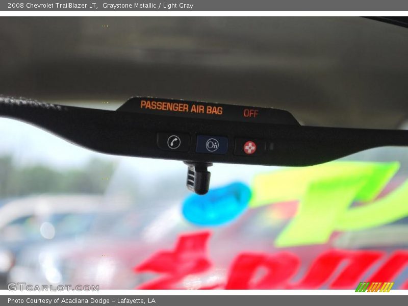 Graystone Metallic / Light Gray 2008 Chevrolet TrailBlazer LT