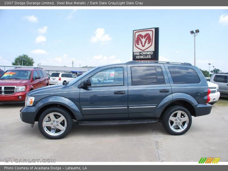 Steel Blue Metallic / Dark Slate Gray/Light Slate Gray 2007 Dodge Durango Limited