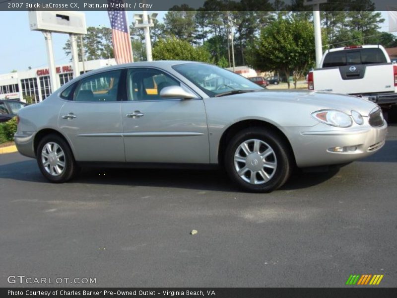 Platinum Metallic / Gray 2007 Buick LaCrosse CX