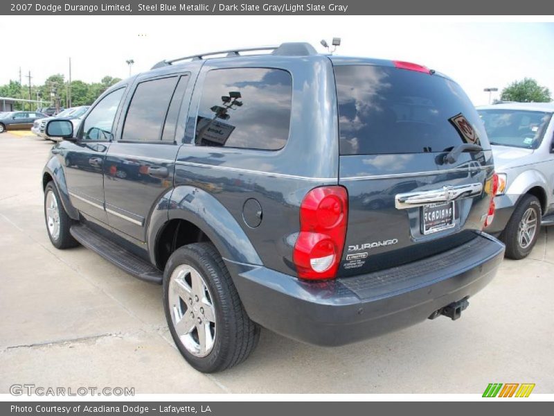 Steel Blue Metallic / Dark Slate Gray/Light Slate Gray 2007 Dodge Durango Limited