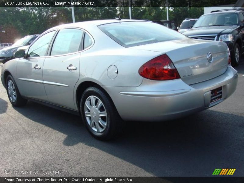 Platinum Metallic / Gray 2007 Buick LaCrosse CX