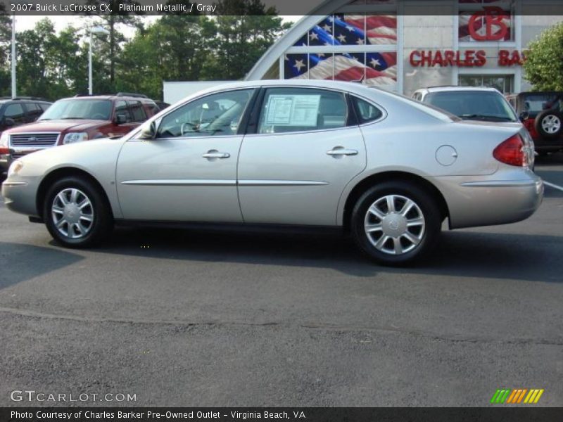 Platinum Metallic / Gray 2007 Buick LaCrosse CX
