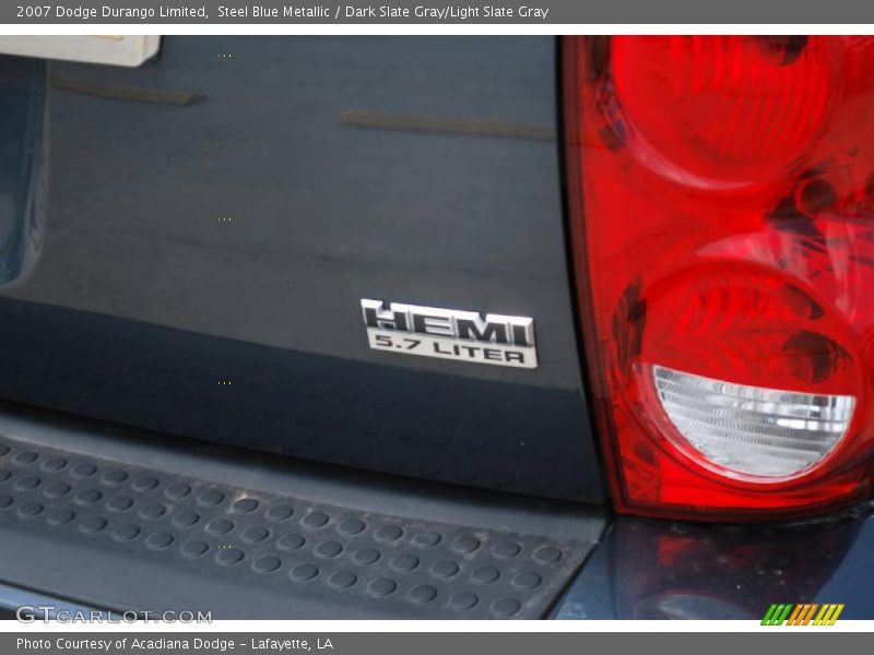 Steel Blue Metallic / Dark Slate Gray/Light Slate Gray 2007 Dodge Durango Limited