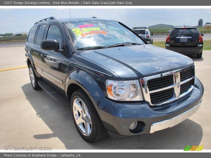 Steel Blue Metallic / Dark Slate Gray/Light Slate Gray 2007 Dodge Durango Limited