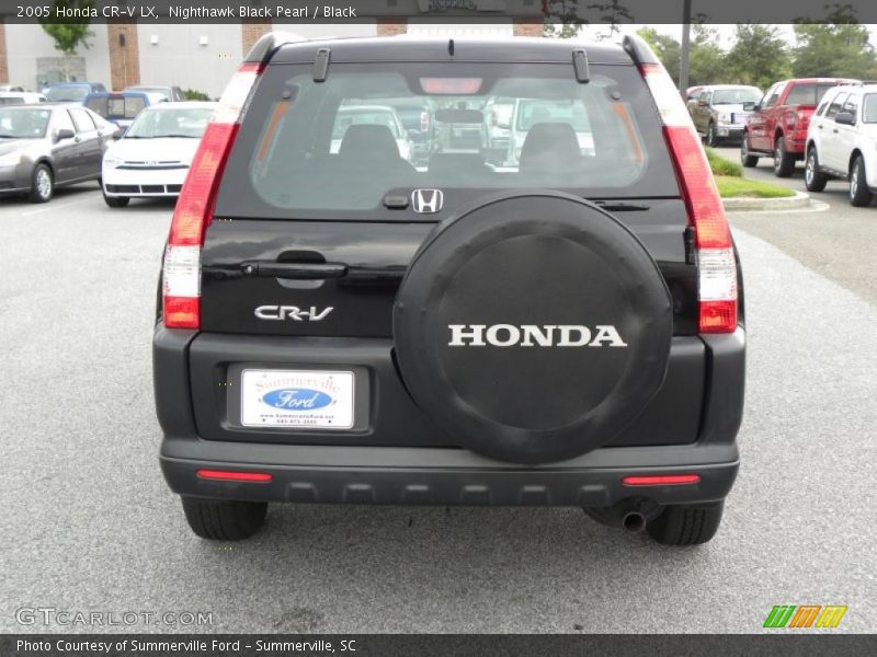 Nighthawk Black Pearl / Black 2005 Honda CR-V LX