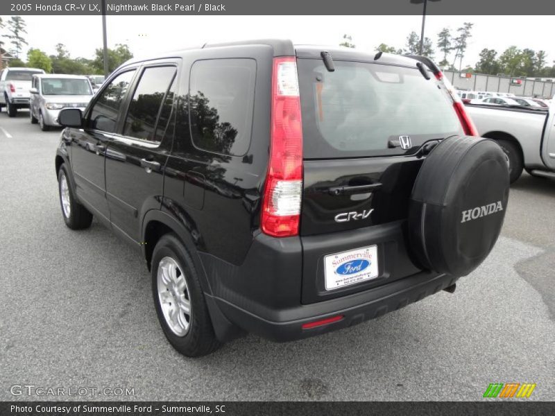 Nighthawk Black Pearl / Black 2005 Honda CR-V LX