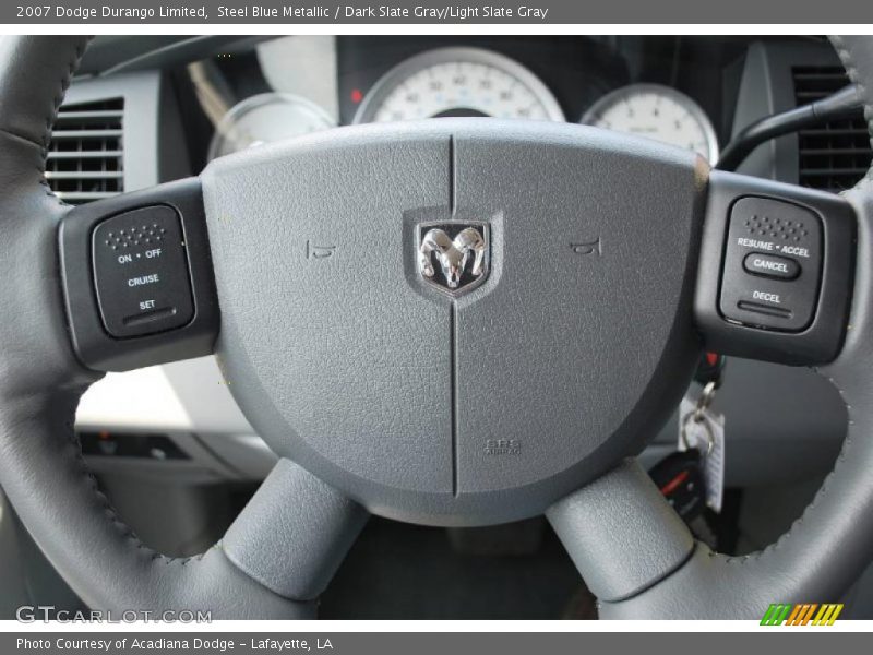 Steel Blue Metallic / Dark Slate Gray/Light Slate Gray 2007 Dodge Durango Limited