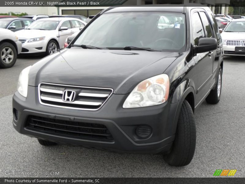 Nighthawk Black Pearl / Black 2005 Honda CR-V LX