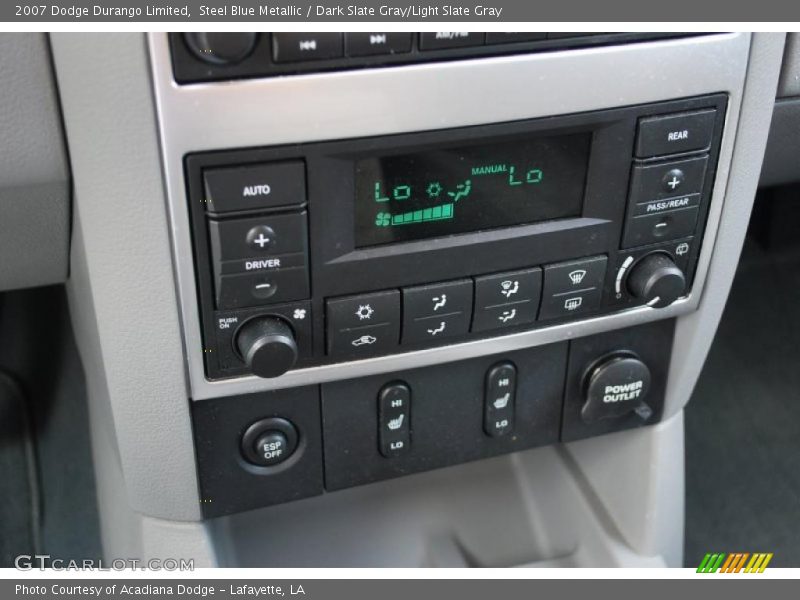 Steel Blue Metallic / Dark Slate Gray/Light Slate Gray 2007 Dodge Durango Limited