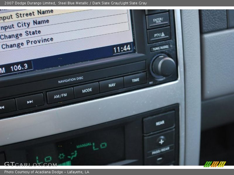 Steel Blue Metallic / Dark Slate Gray/Light Slate Gray 2007 Dodge Durango Limited