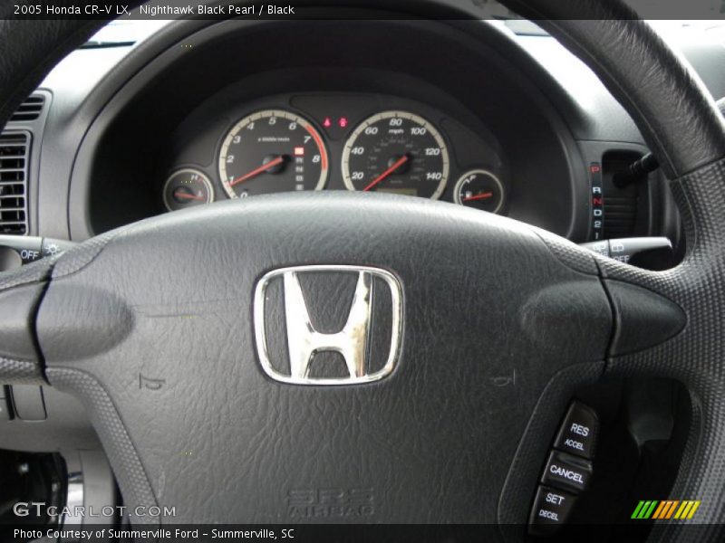 Nighthawk Black Pearl / Black 2005 Honda CR-V LX