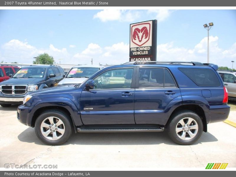 Nautical Blue Metallic / Stone 2007 Toyota 4Runner Limited