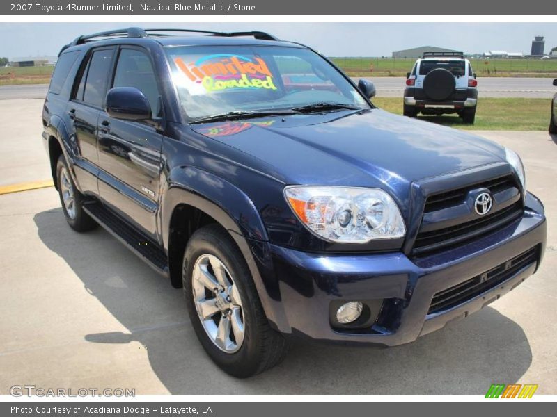 Nautical Blue Metallic / Stone 2007 Toyota 4Runner Limited