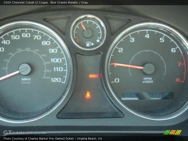 Blue Granite Metallic / Gray 2006 Chevrolet Cobalt LS Coupe