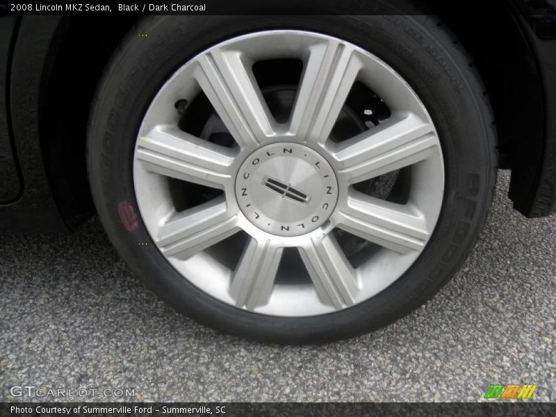 Black / Dark Charcoal 2008 Lincoln MKZ Sedan