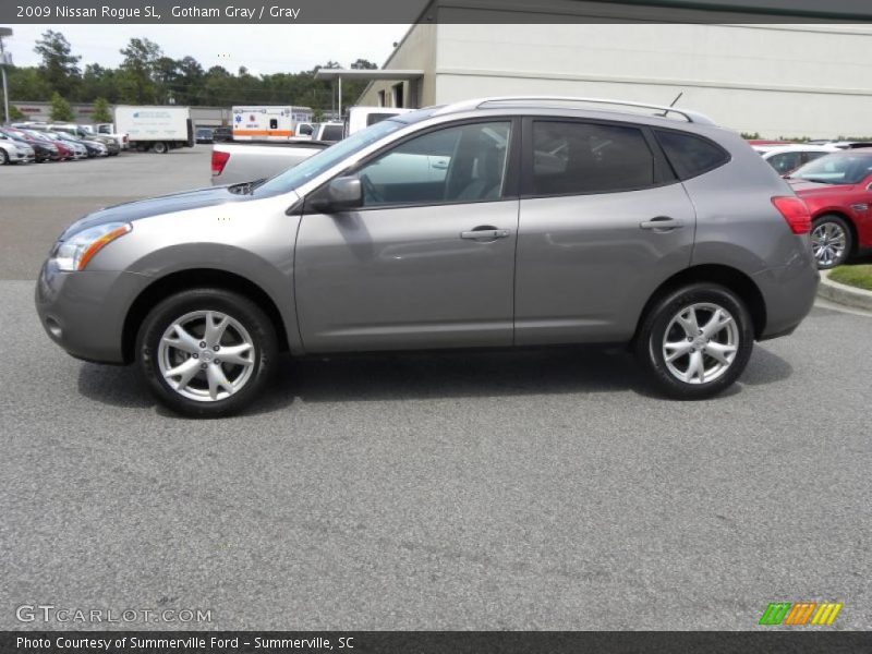 Gotham Gray / Gray 2009 Nissan Rogue SL