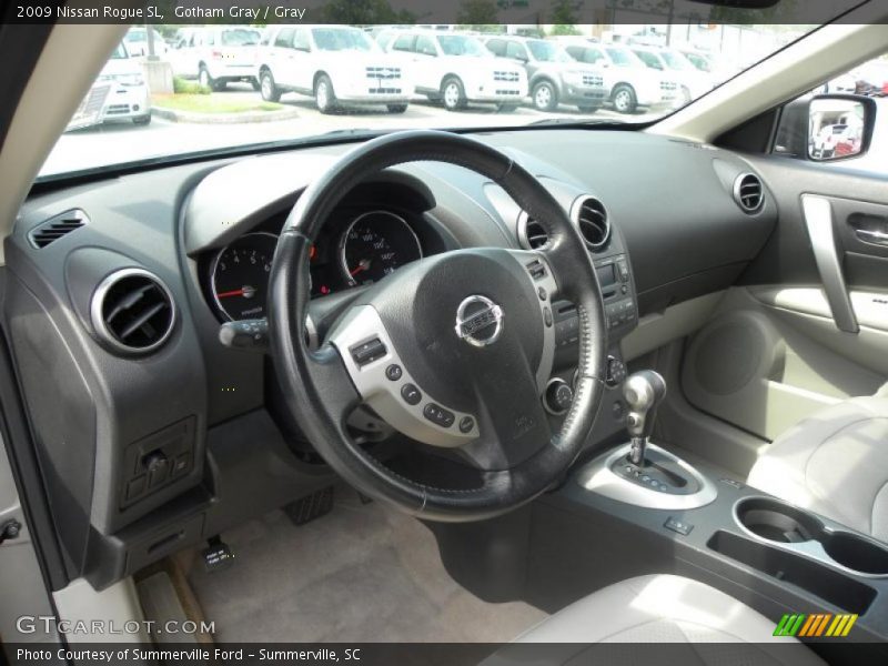 Gotham Gray / Gray 2009 Nissan Rogue SL
