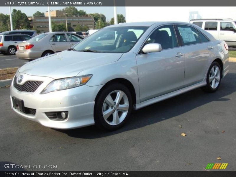 Classic Silver Metallic / Ash Gray 2010 Toyota Camry SE
