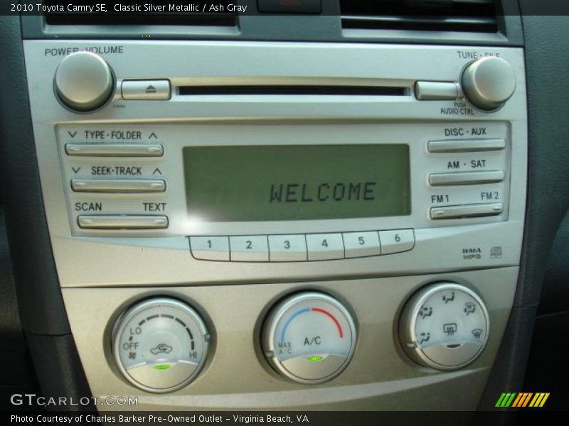 Classic Silver Metallic / Ash Gray 2010 Toyota Camry SE