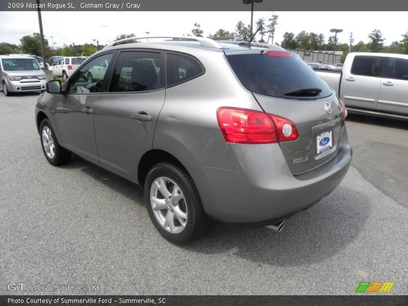 Gotham Gray / Gray 2009 Nissan Rogue SL