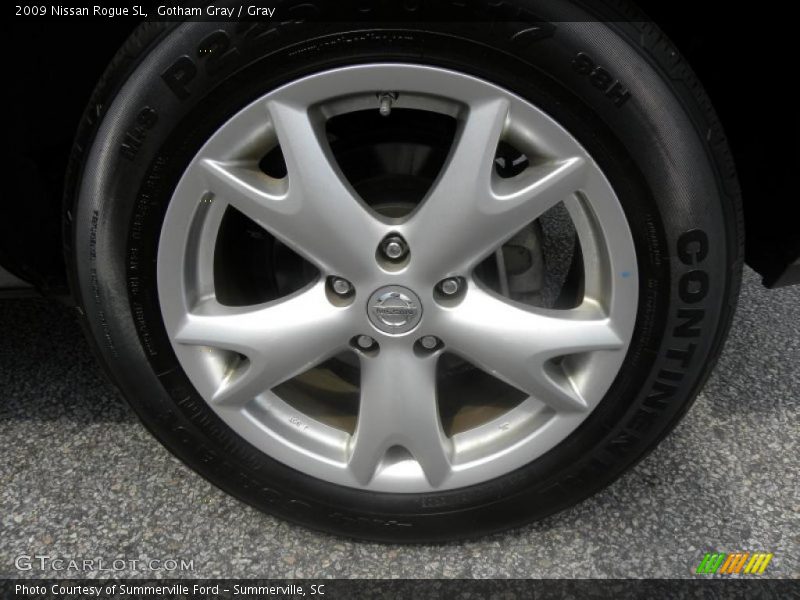 Gotham Gray / Gray 2009 Nissan Rogue SL