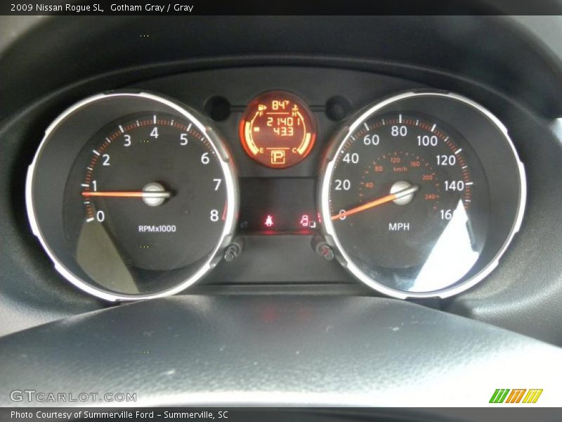 Gotham Gray / Gray 2009 Nissan Rogue SL
