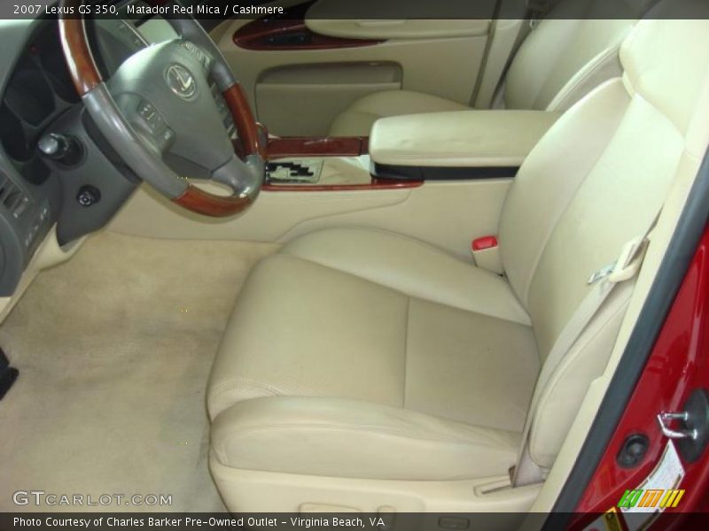 Matador Red Mica / Cashmere 2007 Lexus GS 350