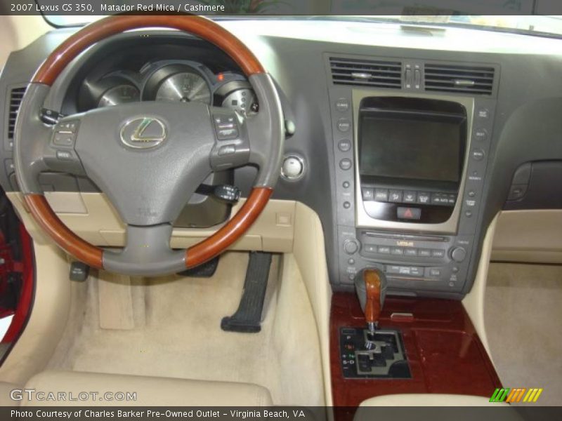 Matador Red Mica / Cashmere 2007 Lexus GS 350