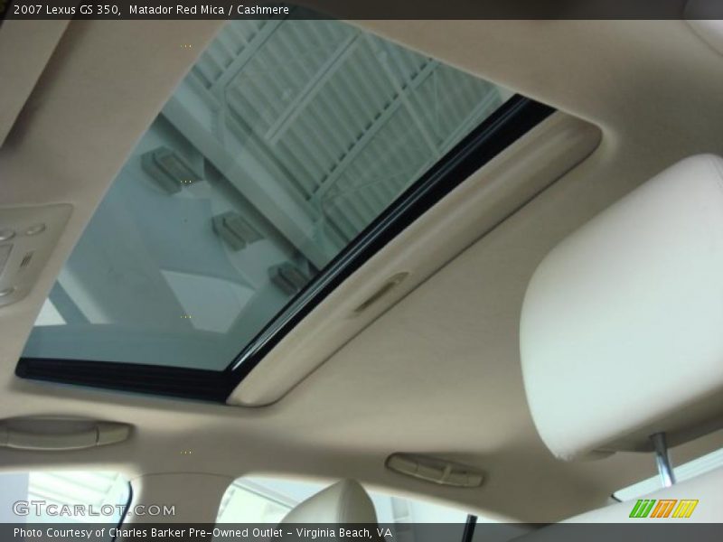 Matador Red Mica / Cashmere 2007 Lexus GS 350