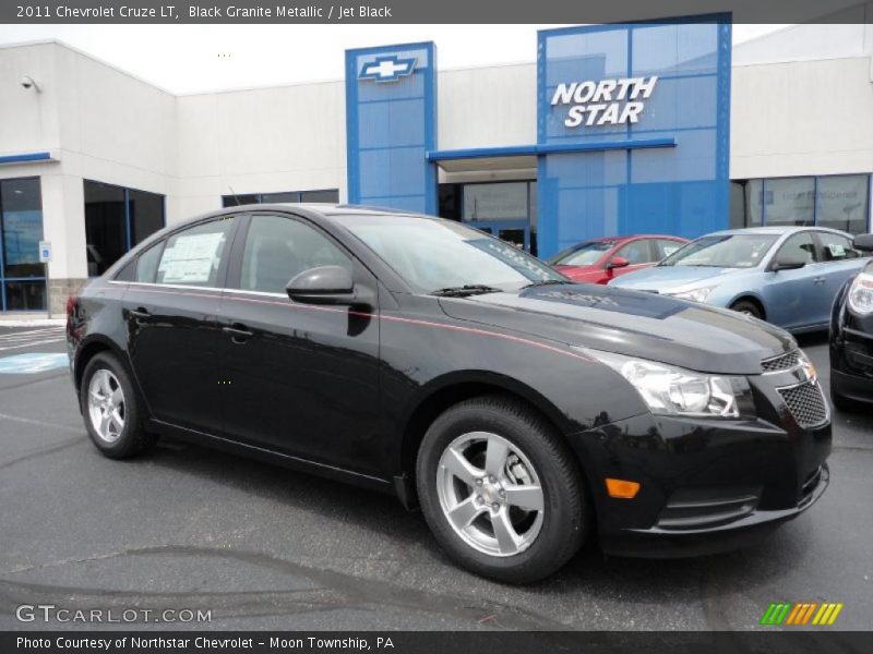 Black Granite Metallic / Jet Black 2011 Chevrolet Cruze LT