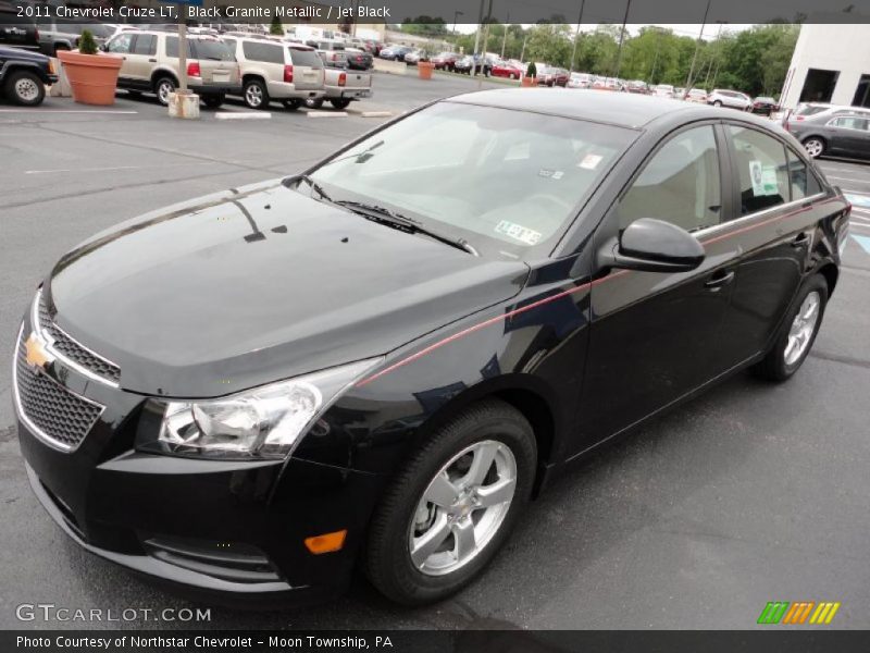Black Granite Metallic / Jet Black 2011 Chevrolet Cruze LT