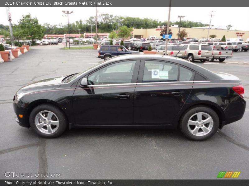 Black Granite Metallic / Jet Black 2011 Chevrolet Cruze LT