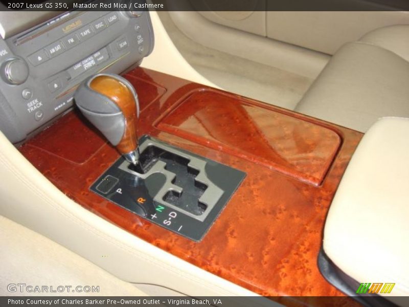 Matador Red Mica / Cashmere 2007 Lexus GS 350