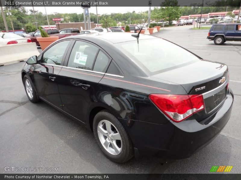 Black Granite Metallic / Jet Black 2011 Chevrolet Cruze LT