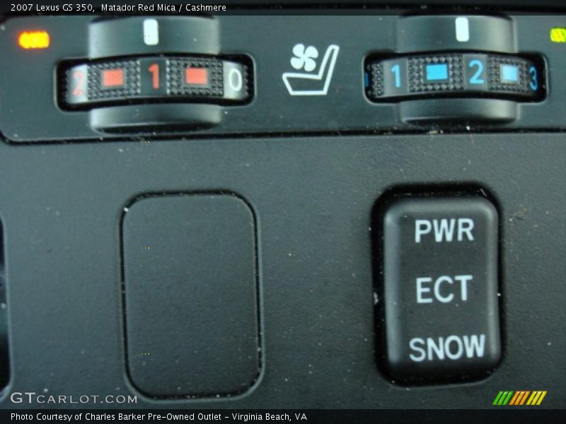 Matador Red Mica / Cashmere 2007 Lexus GS 350
