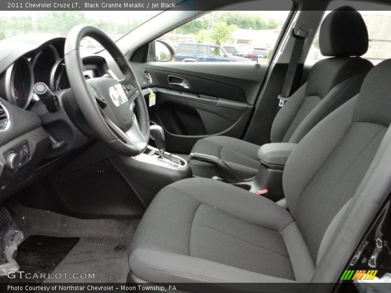 Black Granite Metallic / Jet Black 2011 Chevrolet Cruze LT