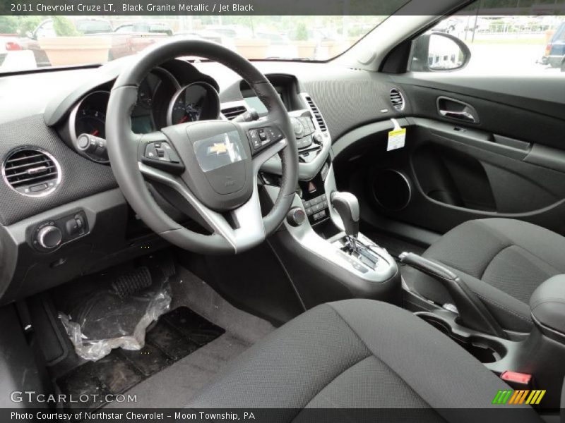 Black Granite Metallic / Jet Black 2011 Chevrolet Cruze LT