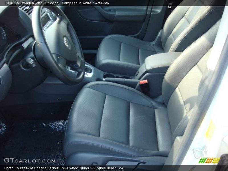 Campanella White / Art Grey 2008 Volkswagen Jetta SE Sedan