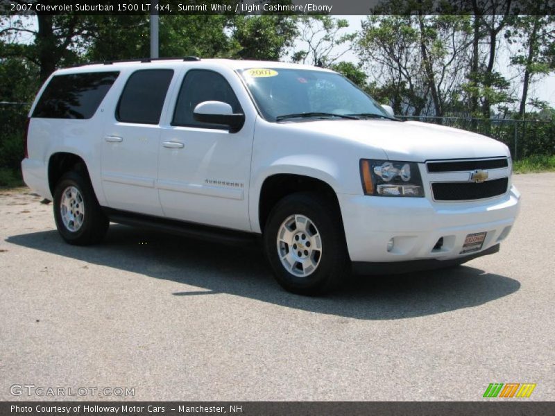 Summit White / Light Cashmere/Ebony 2007 Chevrolet Suburban 1500 LT 4x4