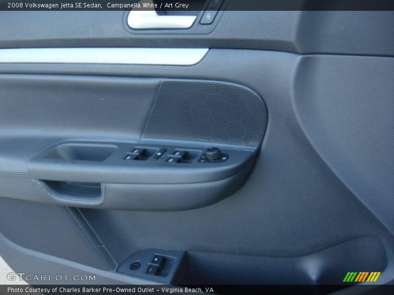 Campanella White / Art Grey 2008 Volkswagen Jetta SE Sedan