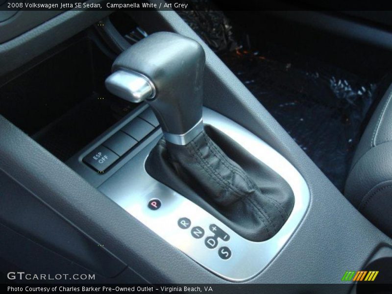 Campanella White / Art Grey 2008 Volkswagen Jetta SE Sedan