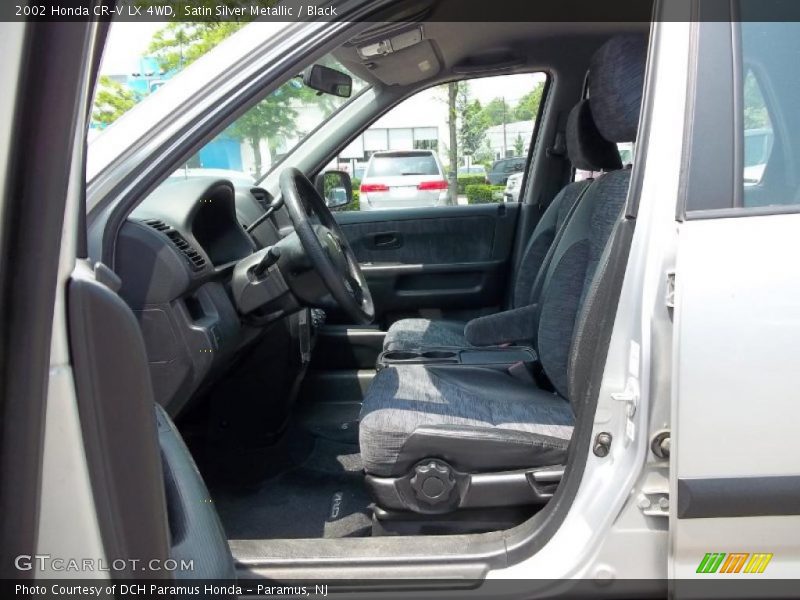 Satin Silver Metallic / Black 2002 Honda CR-V LX 4WD