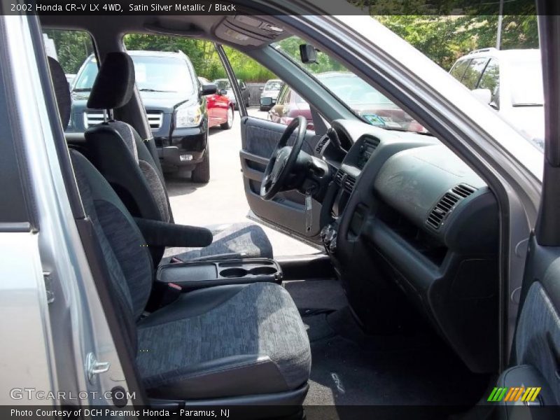 Satin Silver Metallic / Black 2002 Honda CR-V LX 4WD