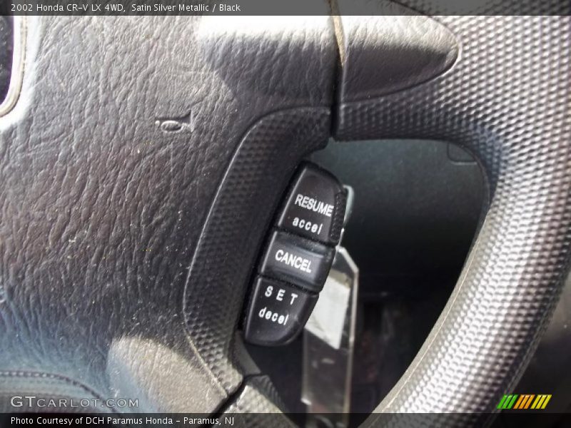 Satin Silver Metallic / Black 2002 Honda CR-V LX 4WD